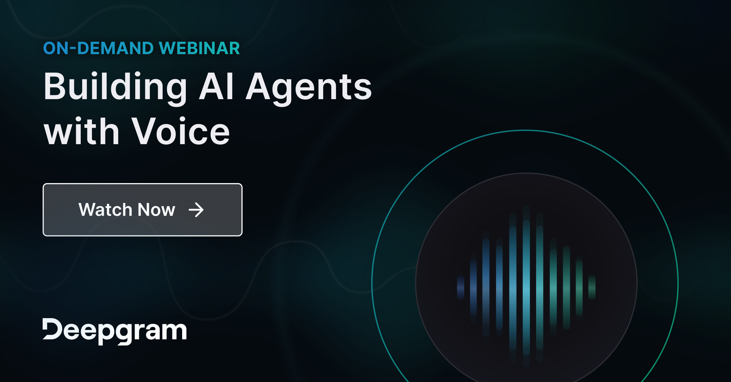 Start watching: Building AI Agents with Voice